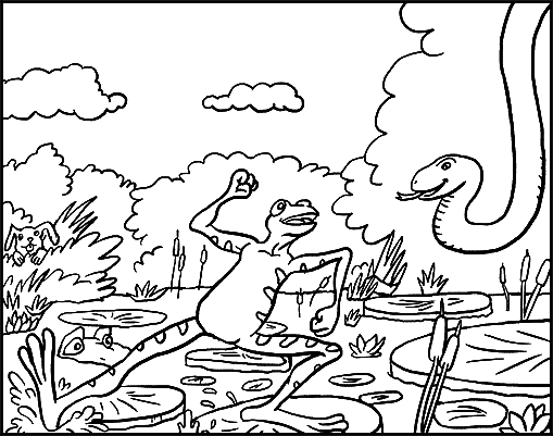 Frog and Snake